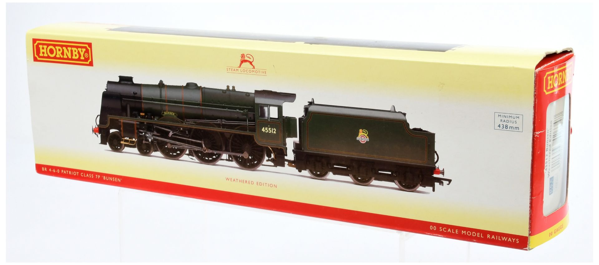 Hornby (China) R2634 4-6-0 rebuilt BR green Patriot Class No.45512 "Bunsen", this is a factory we...