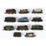 Hornby (China + GB) & Similar an unboxed group of Steam and Diesel Locomotives to include 