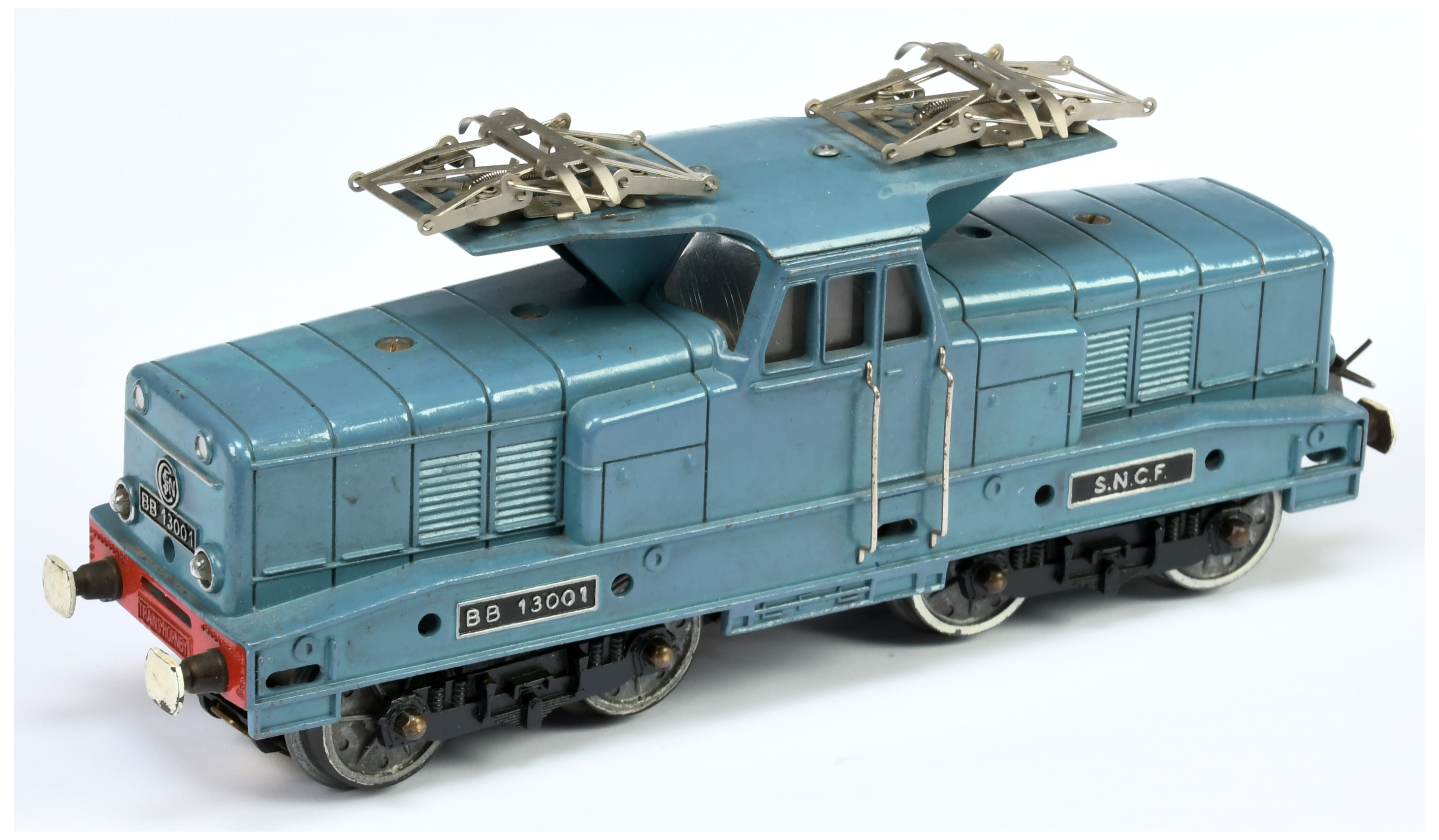 French Hornby O Gauge TZB Overhead Electric Locomotive SNCF Blue