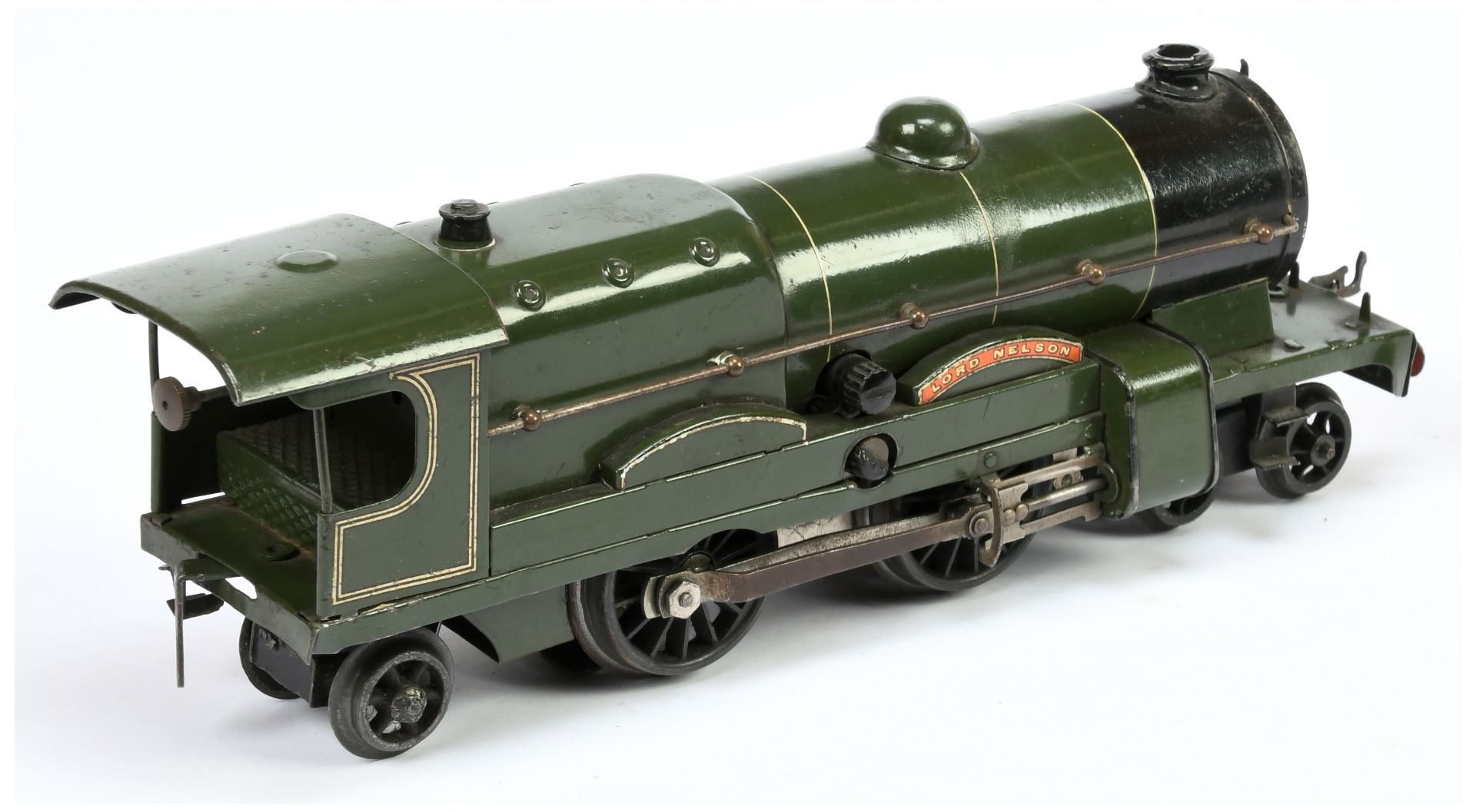 Hornby O E320 4-4-2 Loco & Tender Southern Green "Lord Nelson" - Image 2 of 2