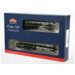 Bachmann OO Gauge 31-326 2-car BR green Class 105 DMU with Speed Whiskers