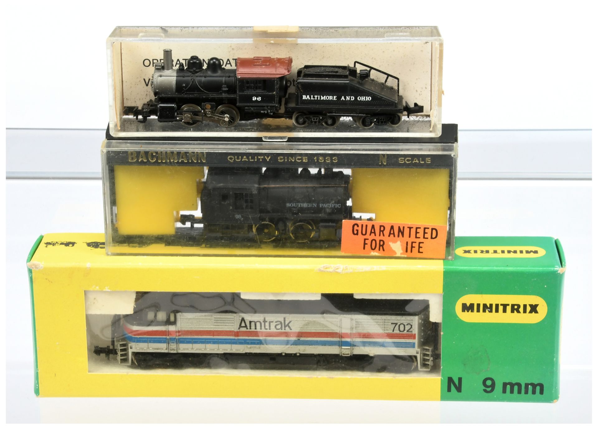 Trix, Bachmann & Rivarossi N Gauge group of American Outline Steam & Diesel Locomotives to include