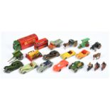 Dinky (Dublo Dinky), Britains & Similar an unboxed group of Vehicles to include