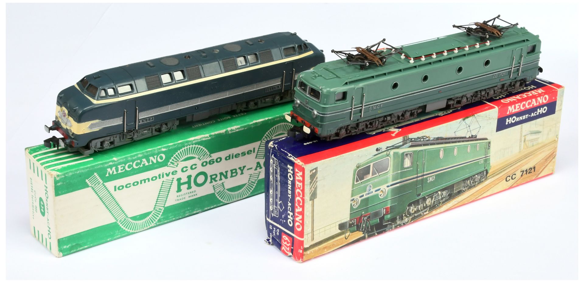 Hornby Acho HO Pair of boxed loco's 634 & 6372