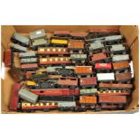 Hornby Dublo an unboxed group of 2&3-rail Wagons and Coaches 