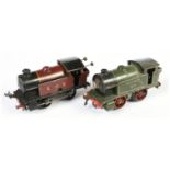 Hornby O gauge an unboxed pair of 0-4-0 Tank Locomotives comprising of 