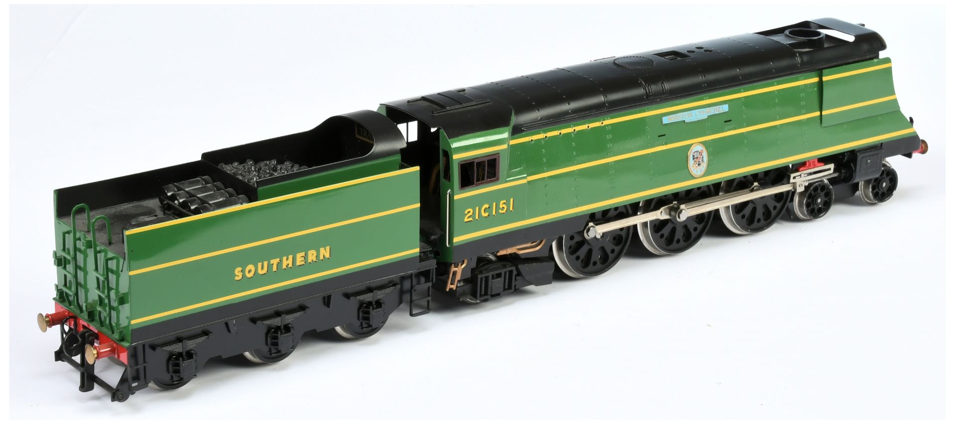 Ace Trains O Gauge 4-6-2 SR Green 21C151 Winston Churchill Bullied Pacific - Image 2 of 2