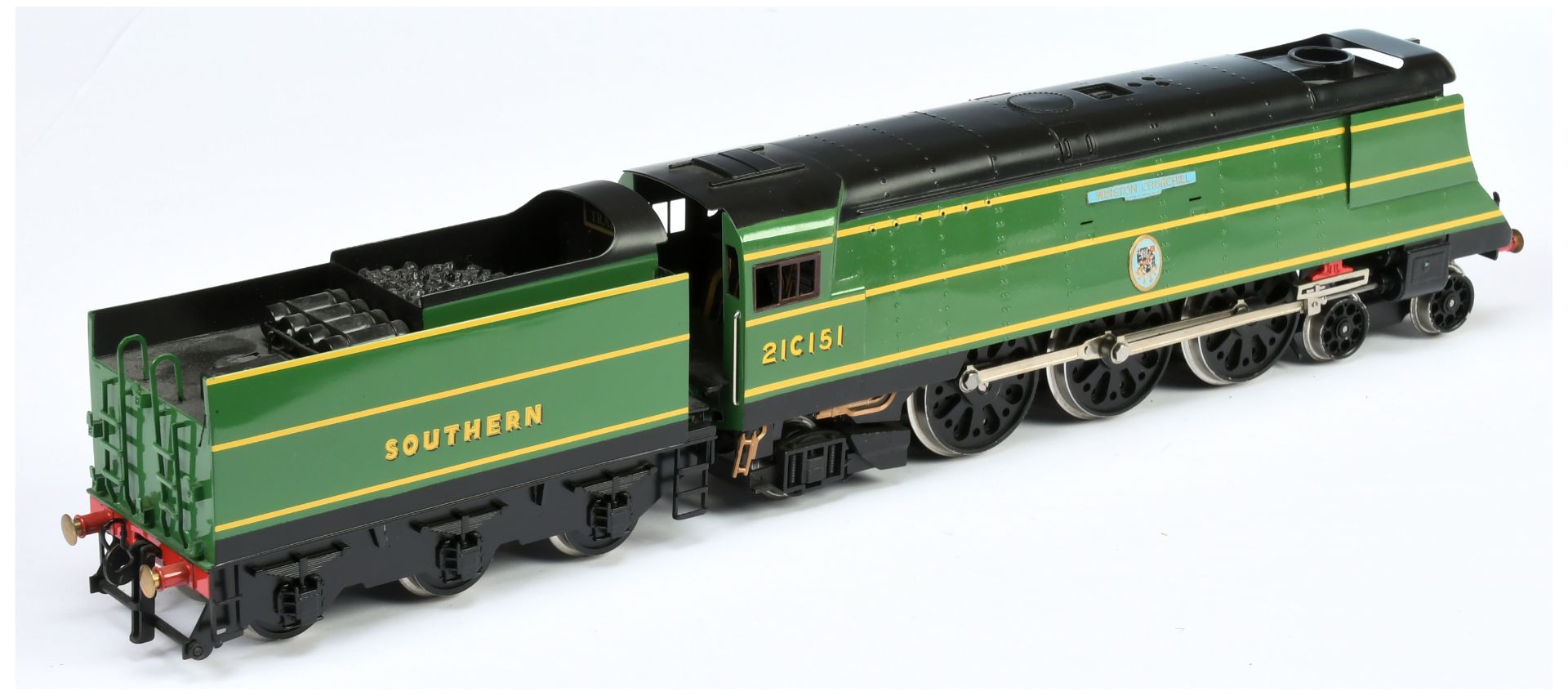 Ace Trains O Gauge 4-6-2 SR Green 21C151 Winston Churchill Bullied Pacific - Bild 2 aus 2