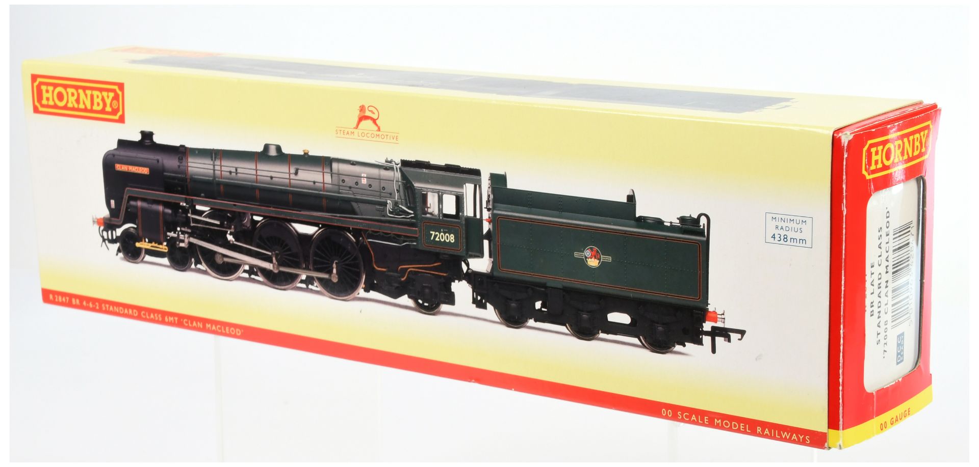 Hornby (China) R2847 4-6-2 BR green Standard Class 6 (Clan) Loco No.72008 "Clan Macleod"