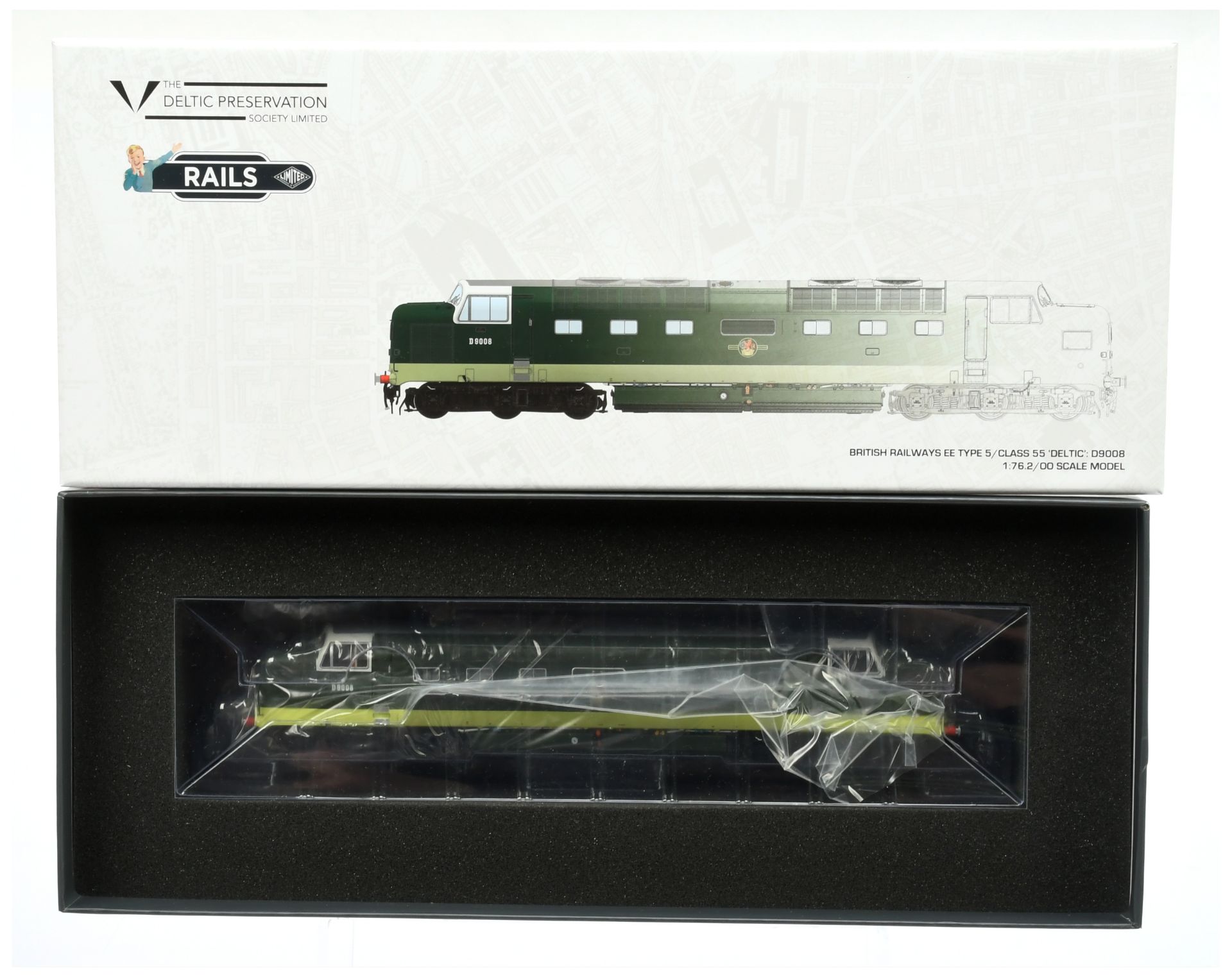 Accurascale BR Class 55 Diesel Locomotive D9008 "Deltic" - Image 2 of 2