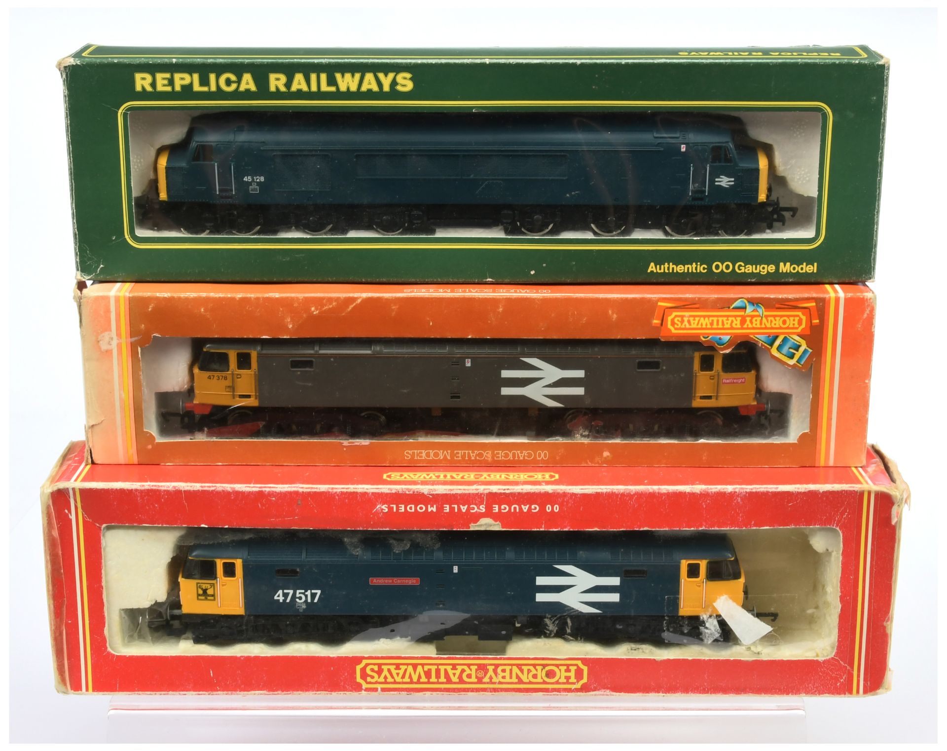 Hornby (GB) & Replica a group of Diesel Locomotives to include