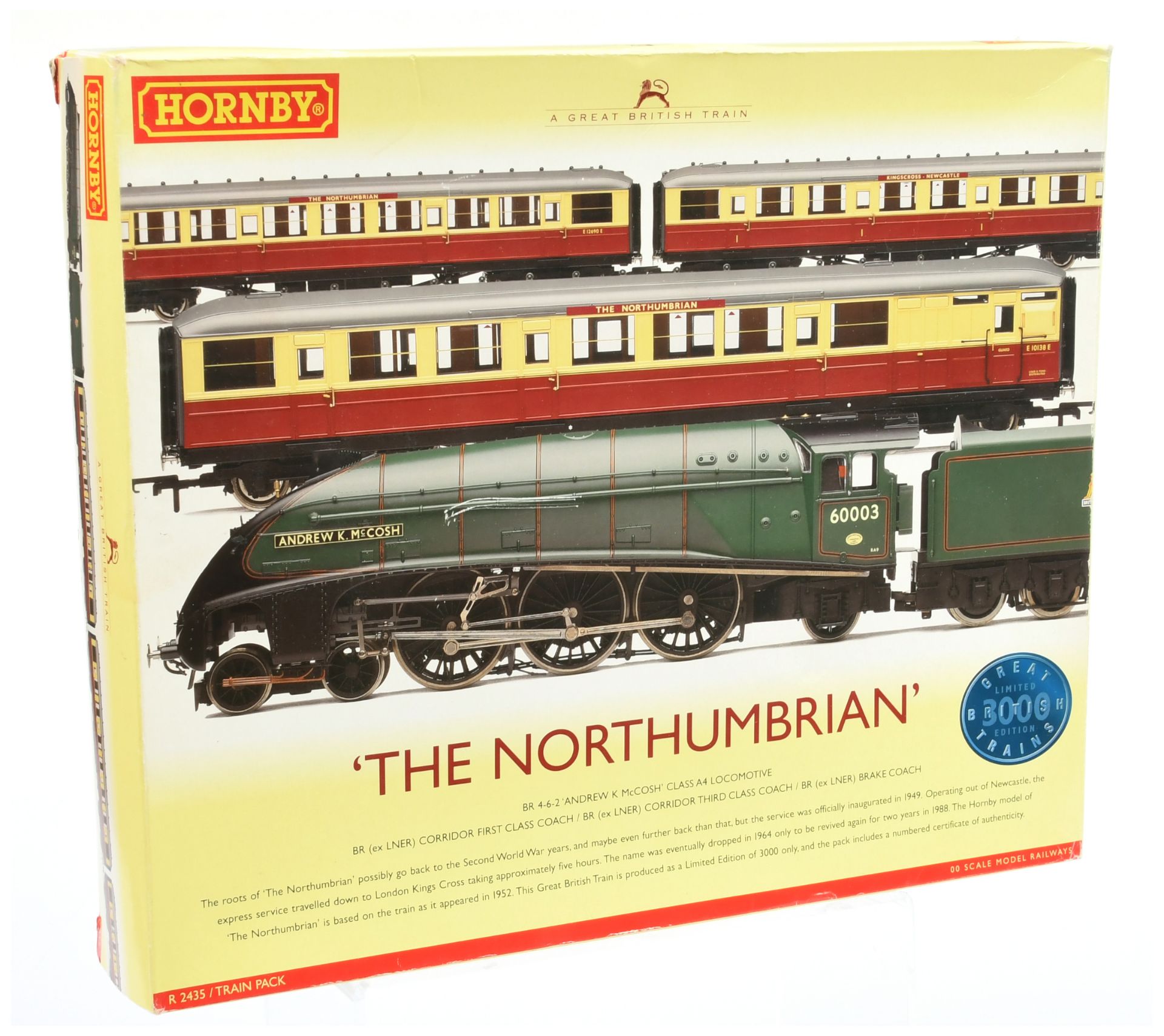 Hornby (China) R2435 (limited edition) "The Northumbrian" Train pack