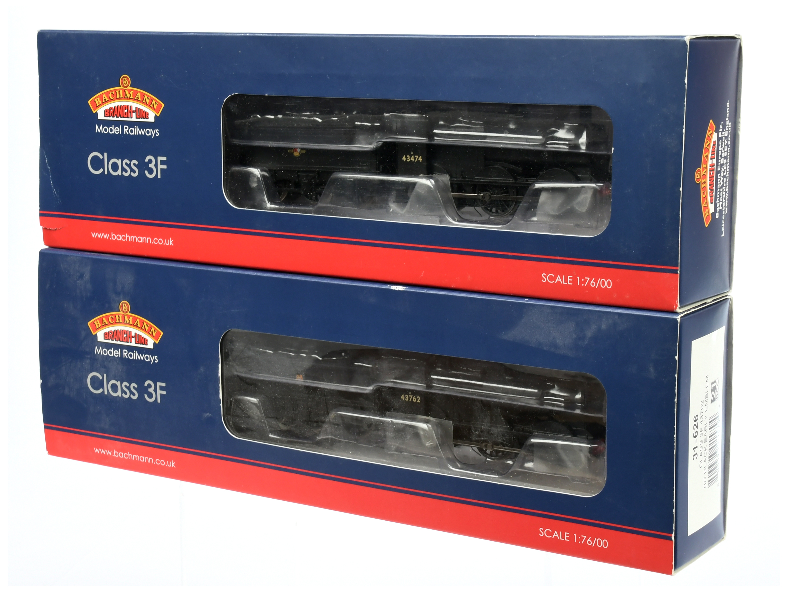 Bachmann pair of Class 3F BR Steam Locomotives comprising of 