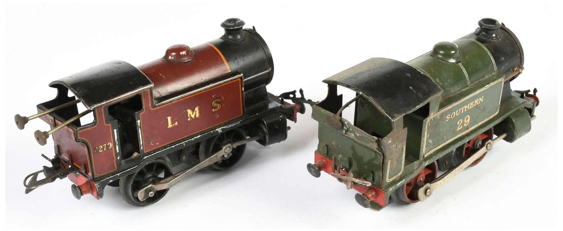 Hornby O gauge an unboxed pair of 0-4-0 Tank Locomotives comprising of  - Image 2 of 2