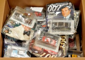 James Bond Die-cast vehicles with Magazines x 19