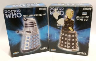 Cards Inc Character Doctor Who Collectors Cookie Jar x2