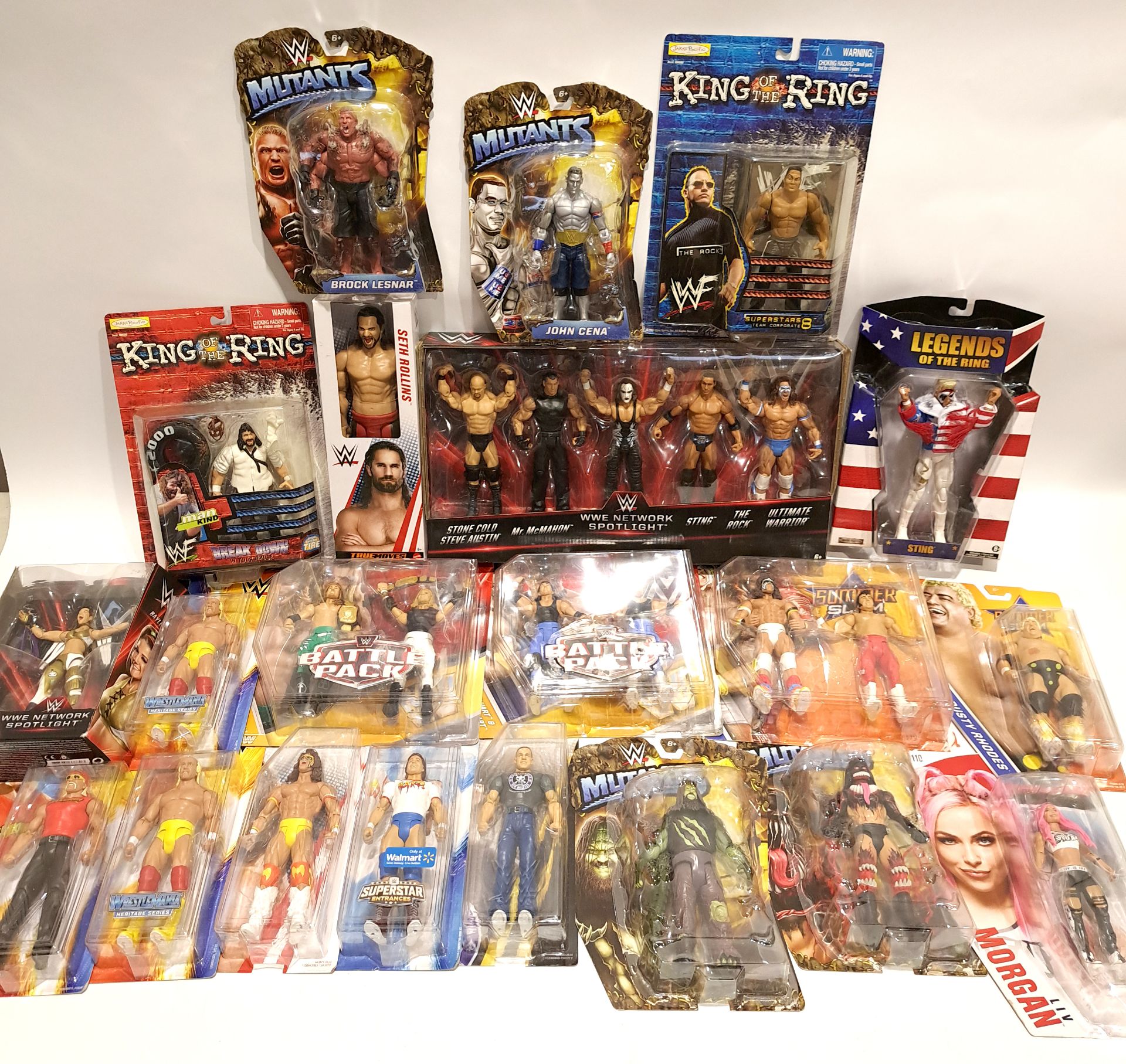 Quantity of WWE Carded & Boxed Action Figures