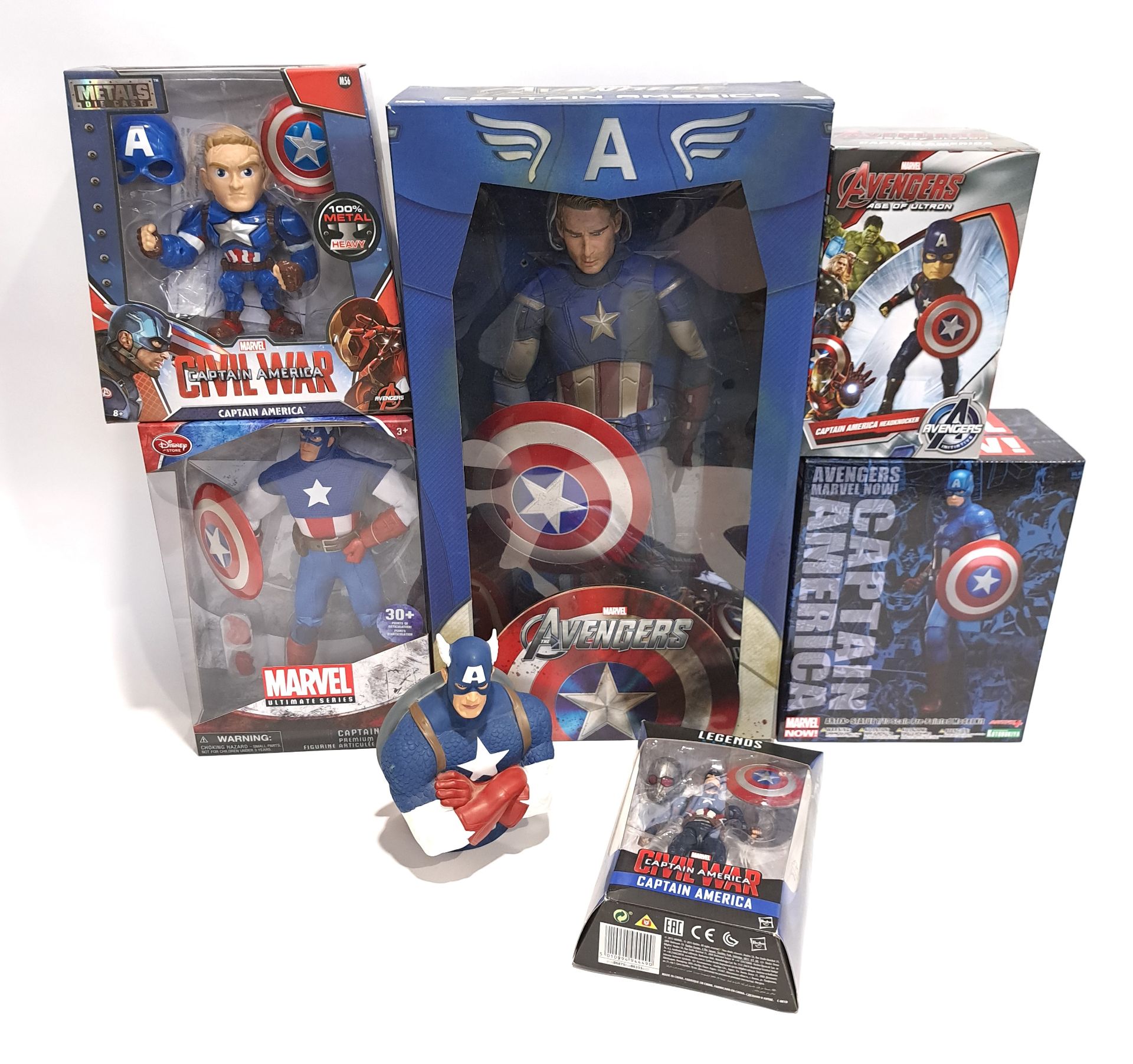 Quantity of Captain America Collectibles