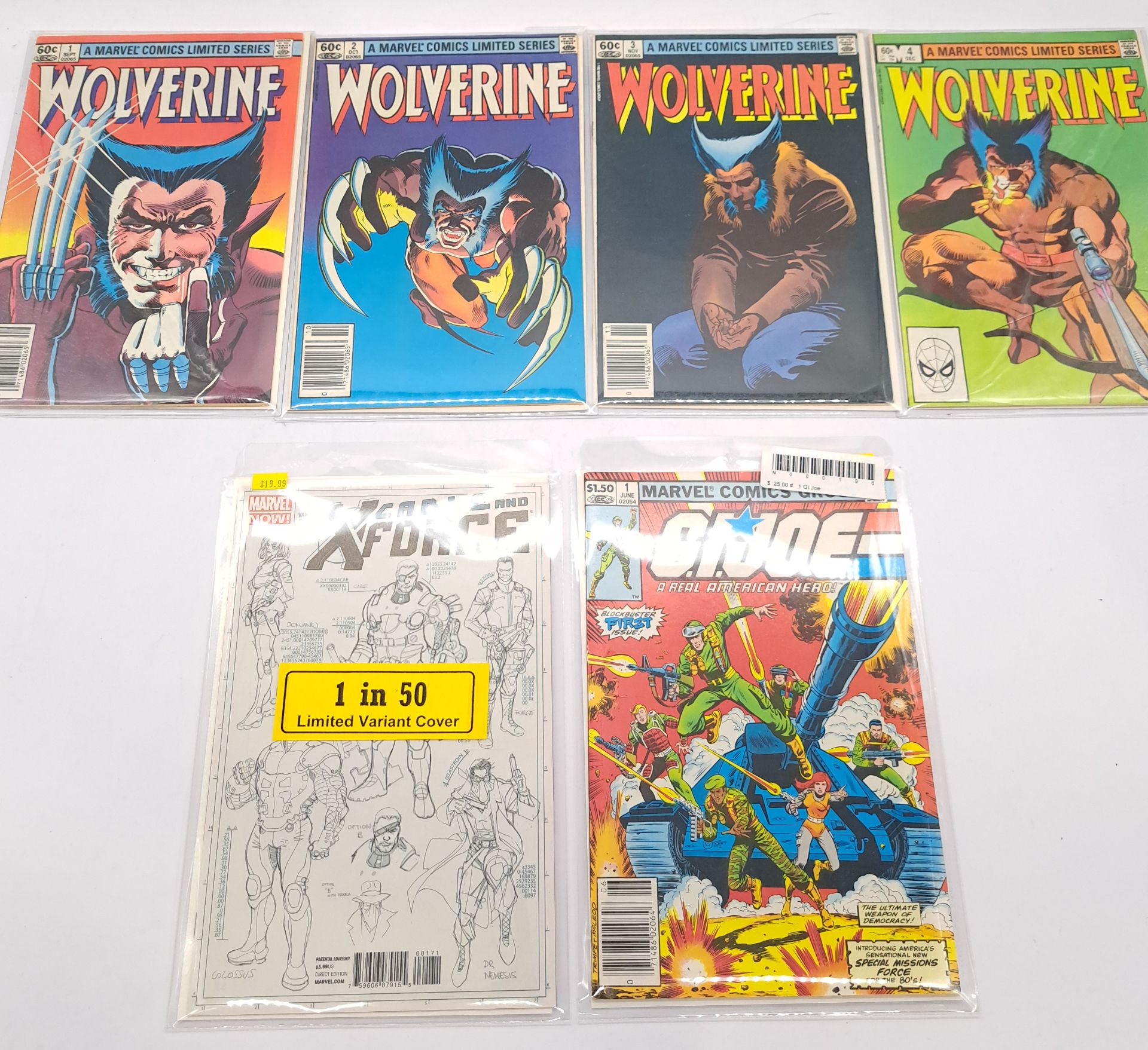 Quantity of Limited Series Marvel Comics 