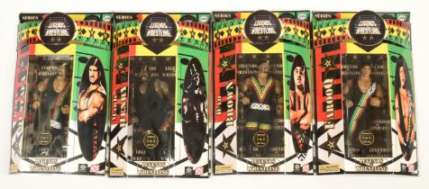 Jakks Pacific (could be Mock-ups, custom or possible bootlegs) WWE Legends of Wrestling The Natio...
