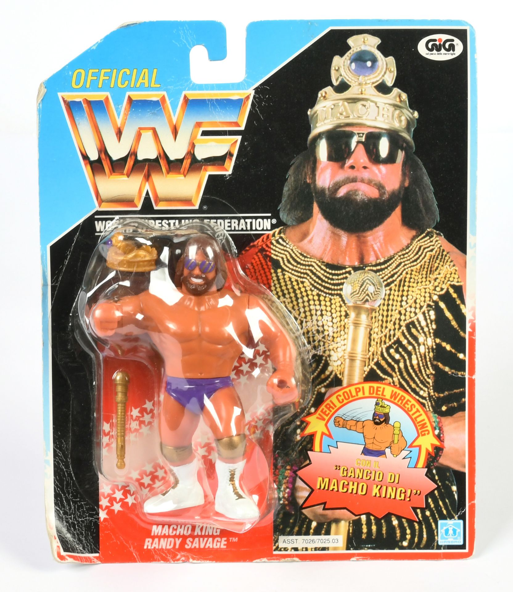 Hasbro WWF Macho King Randy Savage figure