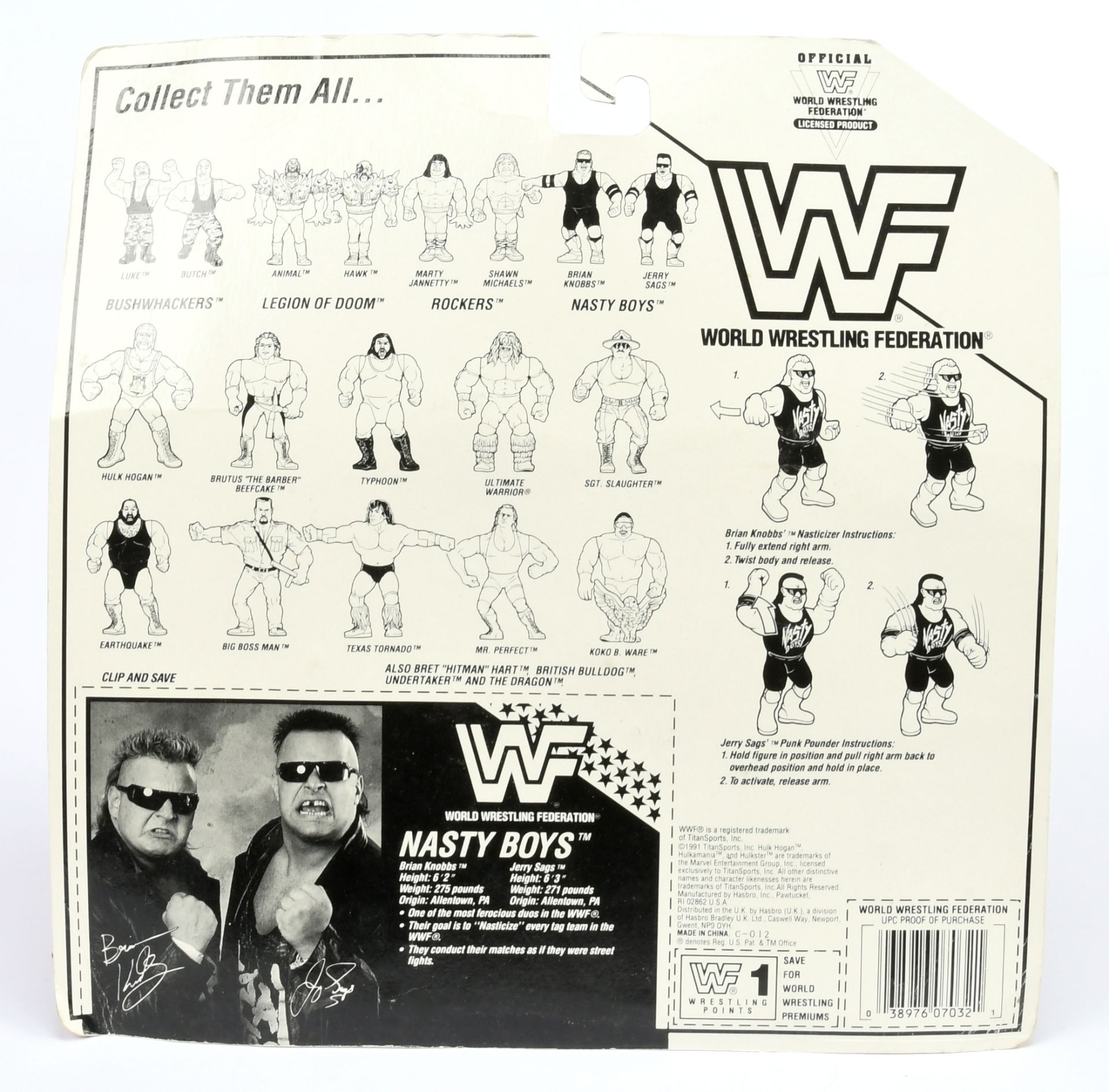 Hasbro WWF The Nasty Boys figure twin pack - Bild 2 aus 2