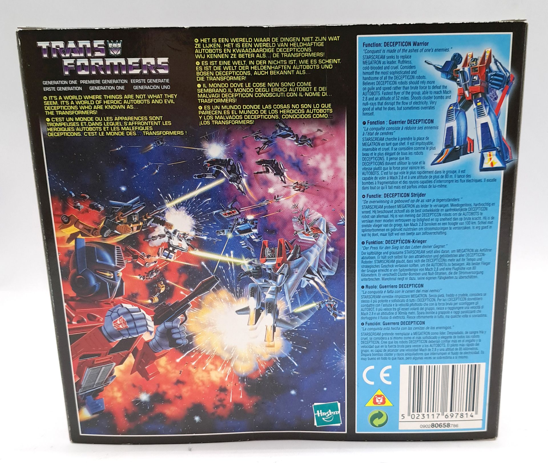 Hasbro Transformers Commemorative Series Decepticon Starscream - Image 2 of 2