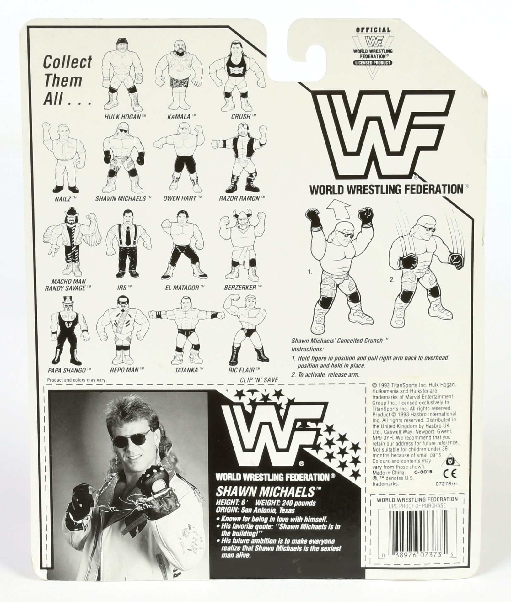 Hasbro WWF Shawn Michaels figure - Bild 2 aus 2