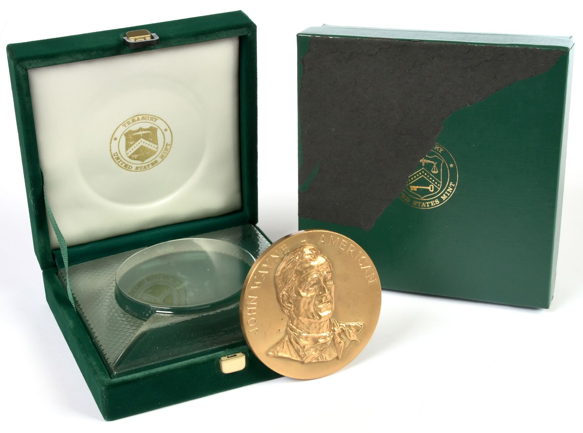 United States Mint John Wayne American Bronze Coin