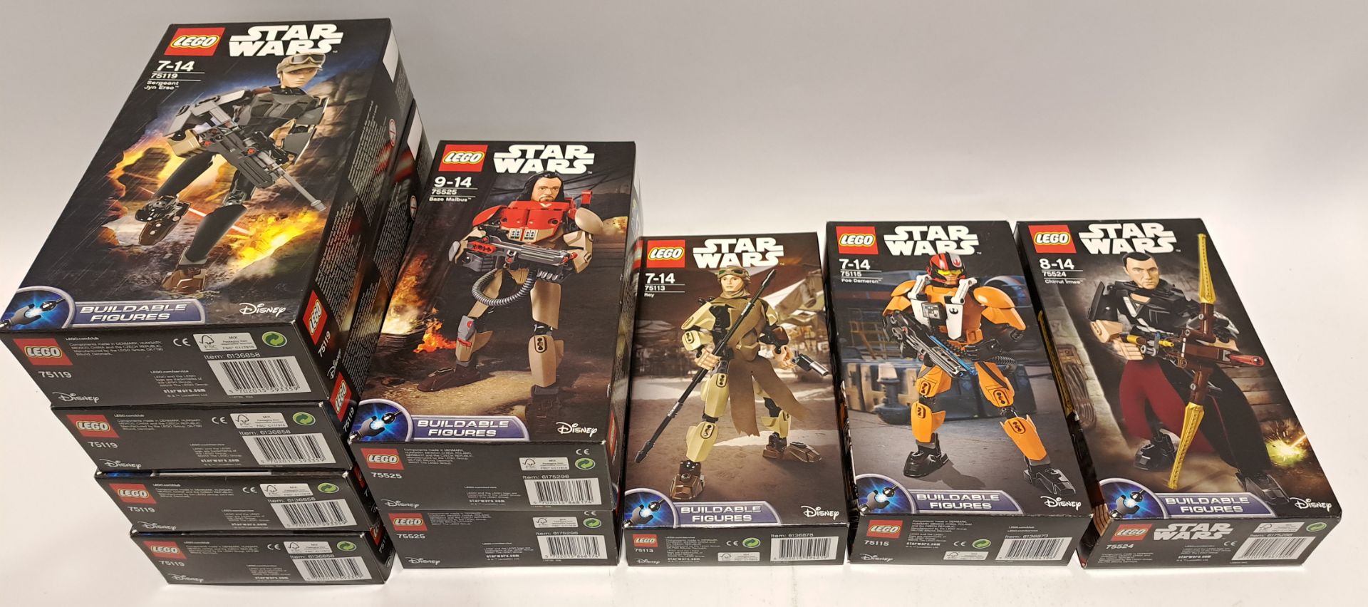 Quantity of Lego Star Wars Sets x9 (Includes Duplicates)