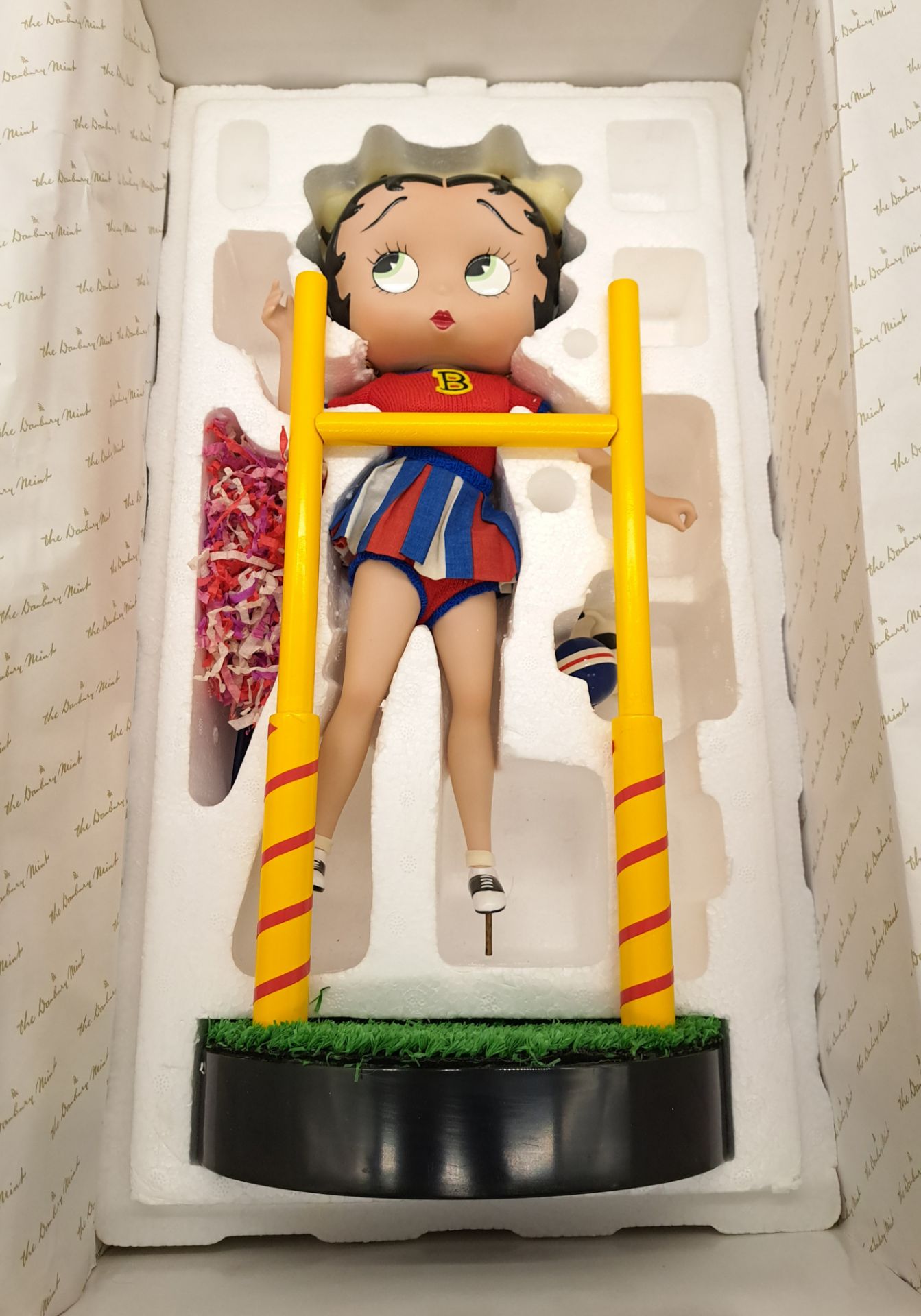 Betty Boop "Cheerleader" Porcelain Collector Doll