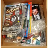 Large quantity of 007 The James Bond Car Collection Magazines