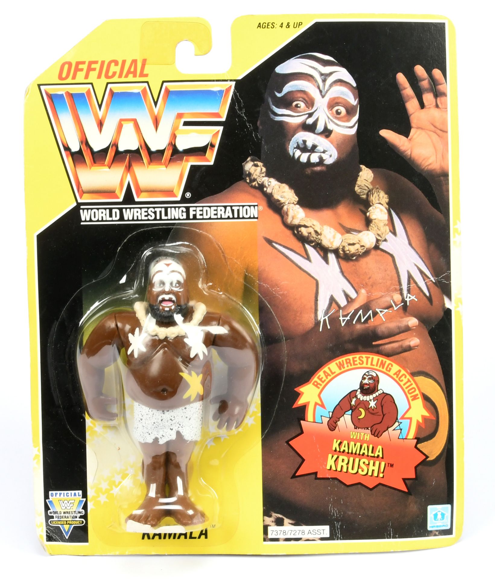 Hasbro WWF Kamala figure,