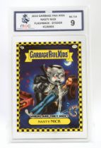 Topps Garbage pail Kids Nasty Nick Flashback-Sticker MGC Graded 9.