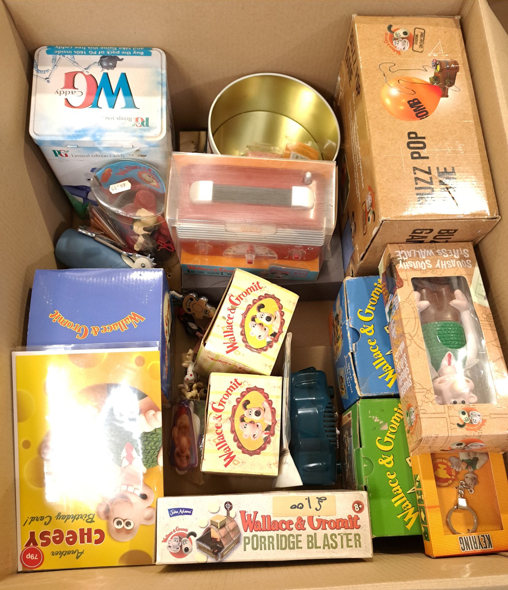 Quantity of Wallace & Gromit Collectibles