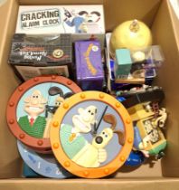 Quantity of Wallace & Gromit Collectibles