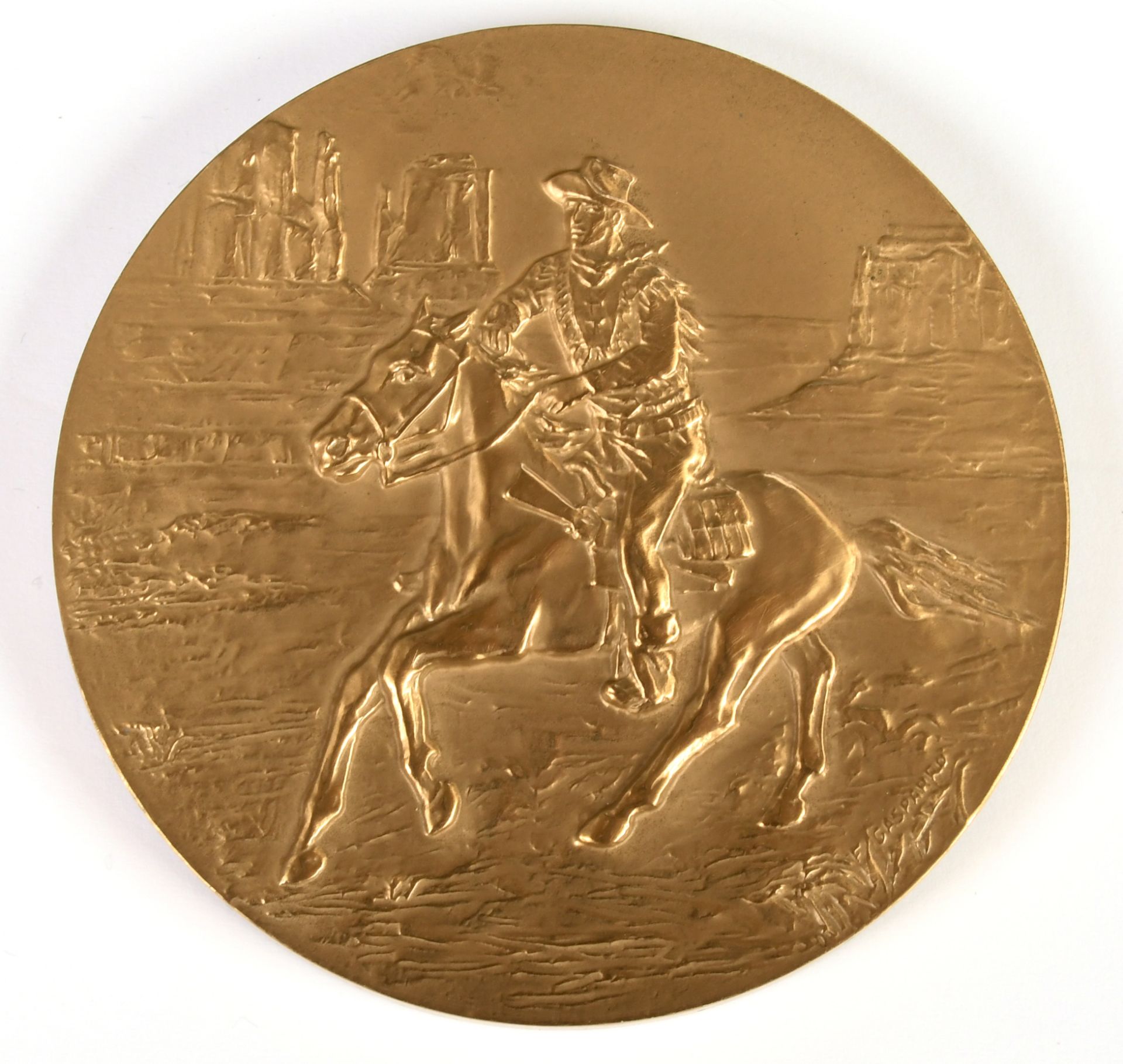 United States Mint John Wayne American Bronze Coin - Bild 2 aus 2
