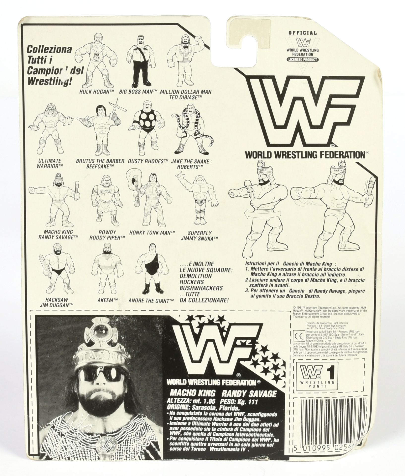 Hasbro WWF Macho King Randy Savage figure - Bild 2 aus 2