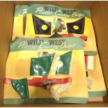 Vintage Palitoy Wild West Plastic Cowboy Outfit x5