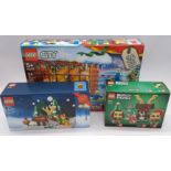 Lego Christmas Themed sets x3