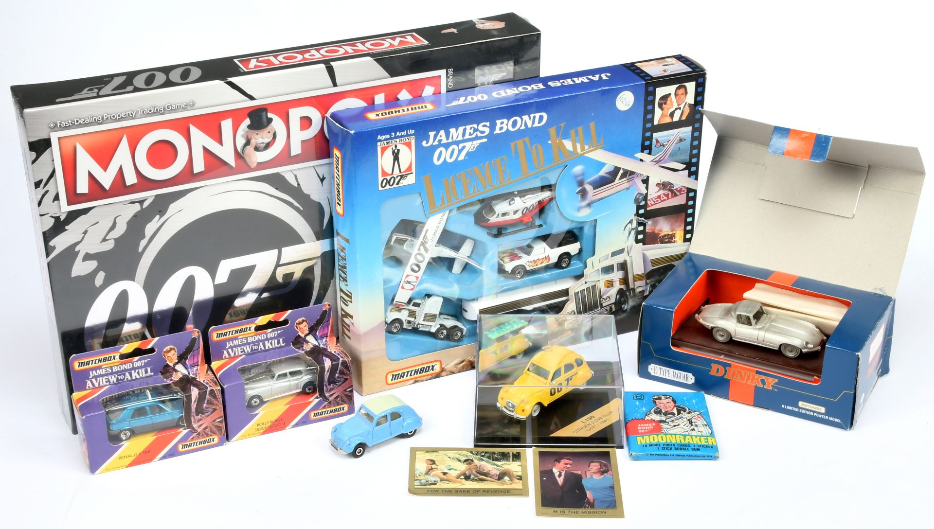 A Selection of James Bond 007 collectables