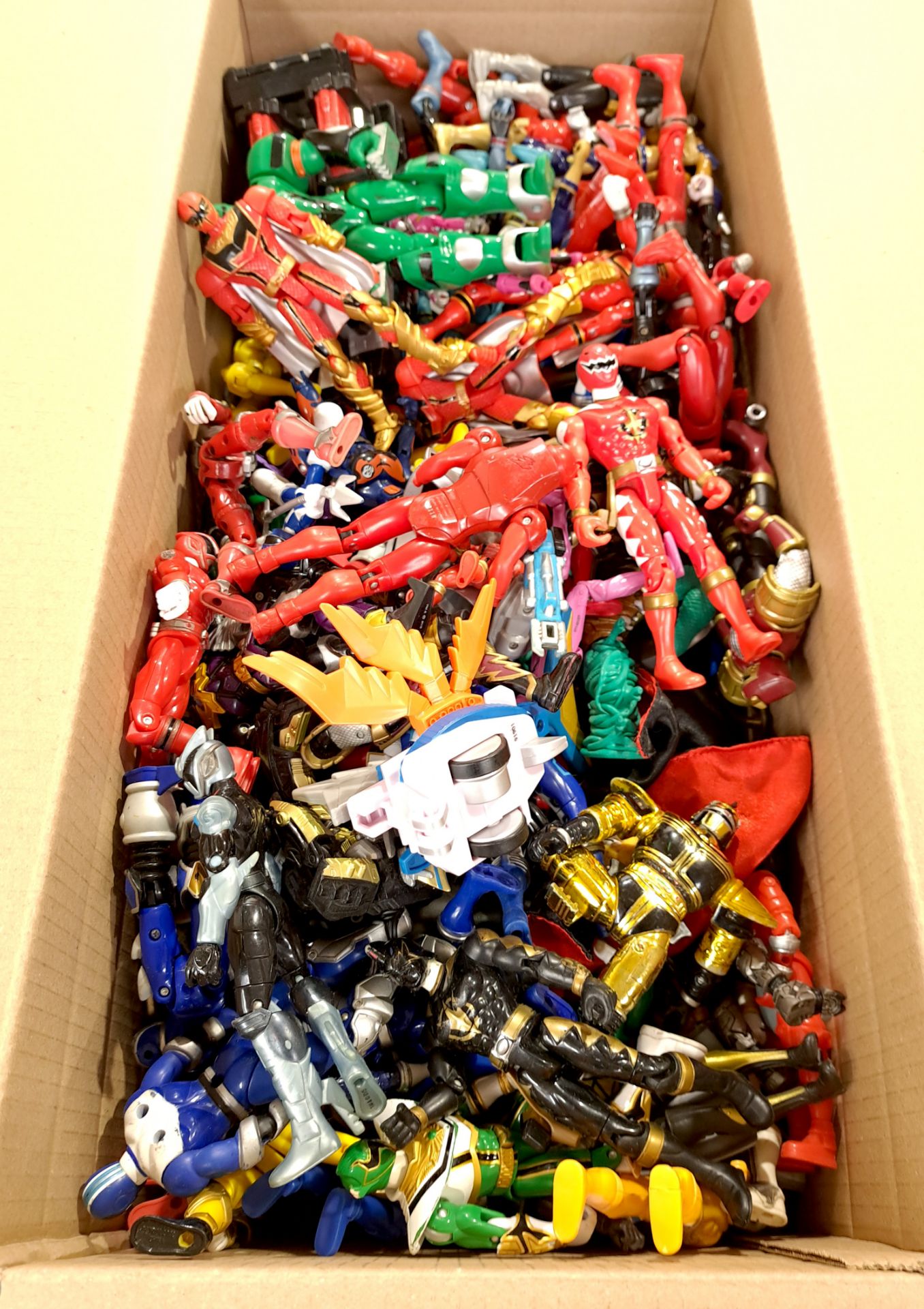 Quantity of Power Ranger Action Figures