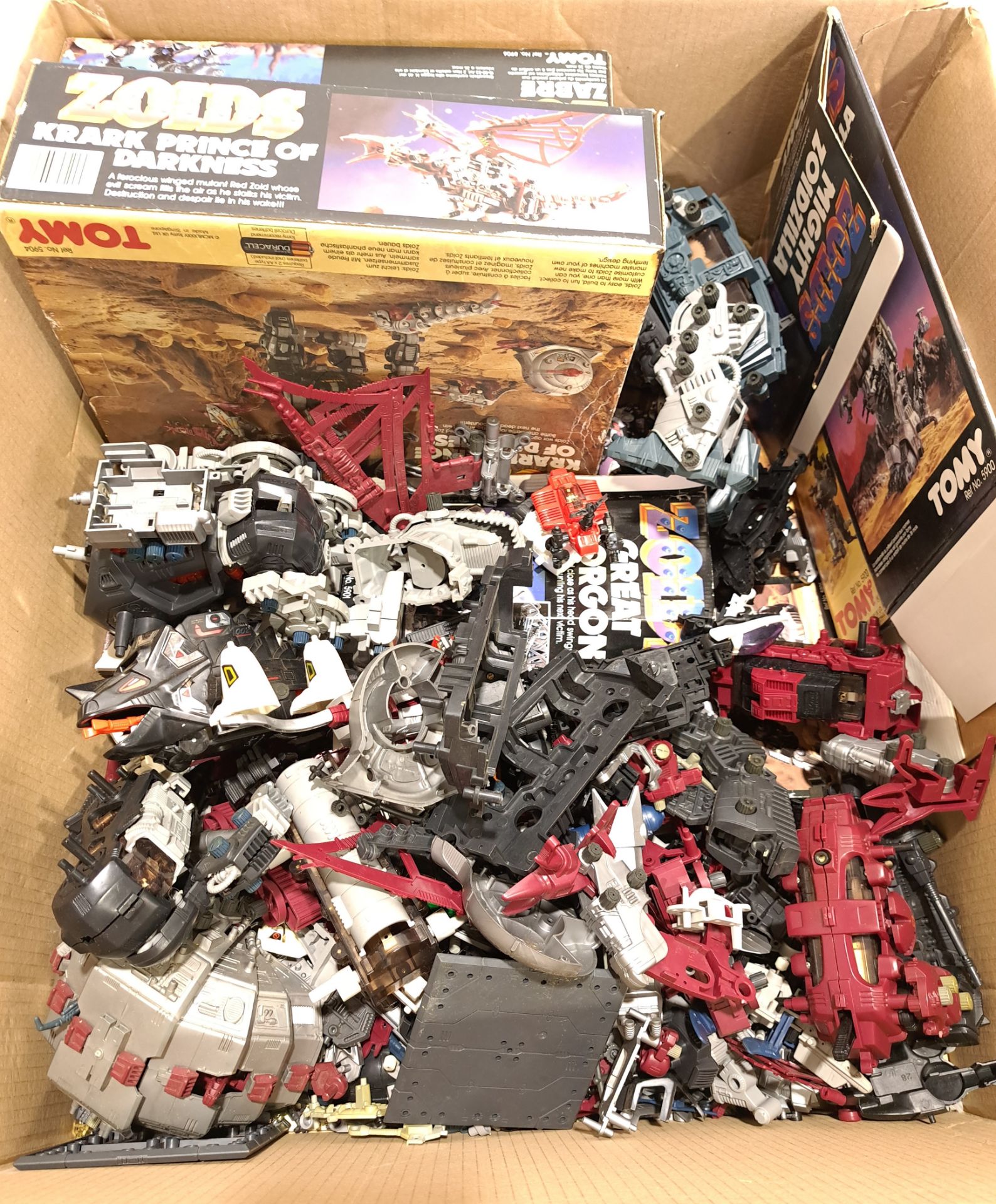 Quantity of Loose Tomy Zoids