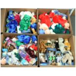 Large collection of teddy bears, including Dean's Rag Book and TY Beanie Babies