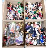 Large quantity of vintage costume dolls