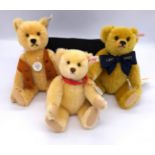 Steiff three limited edition teddy bears: