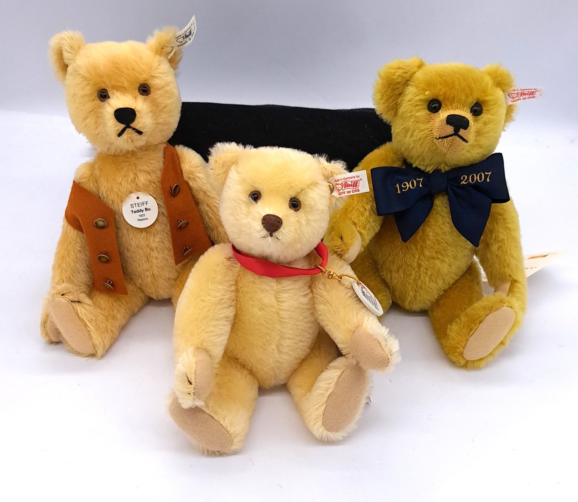 Steiff three limited edition teddy bears: