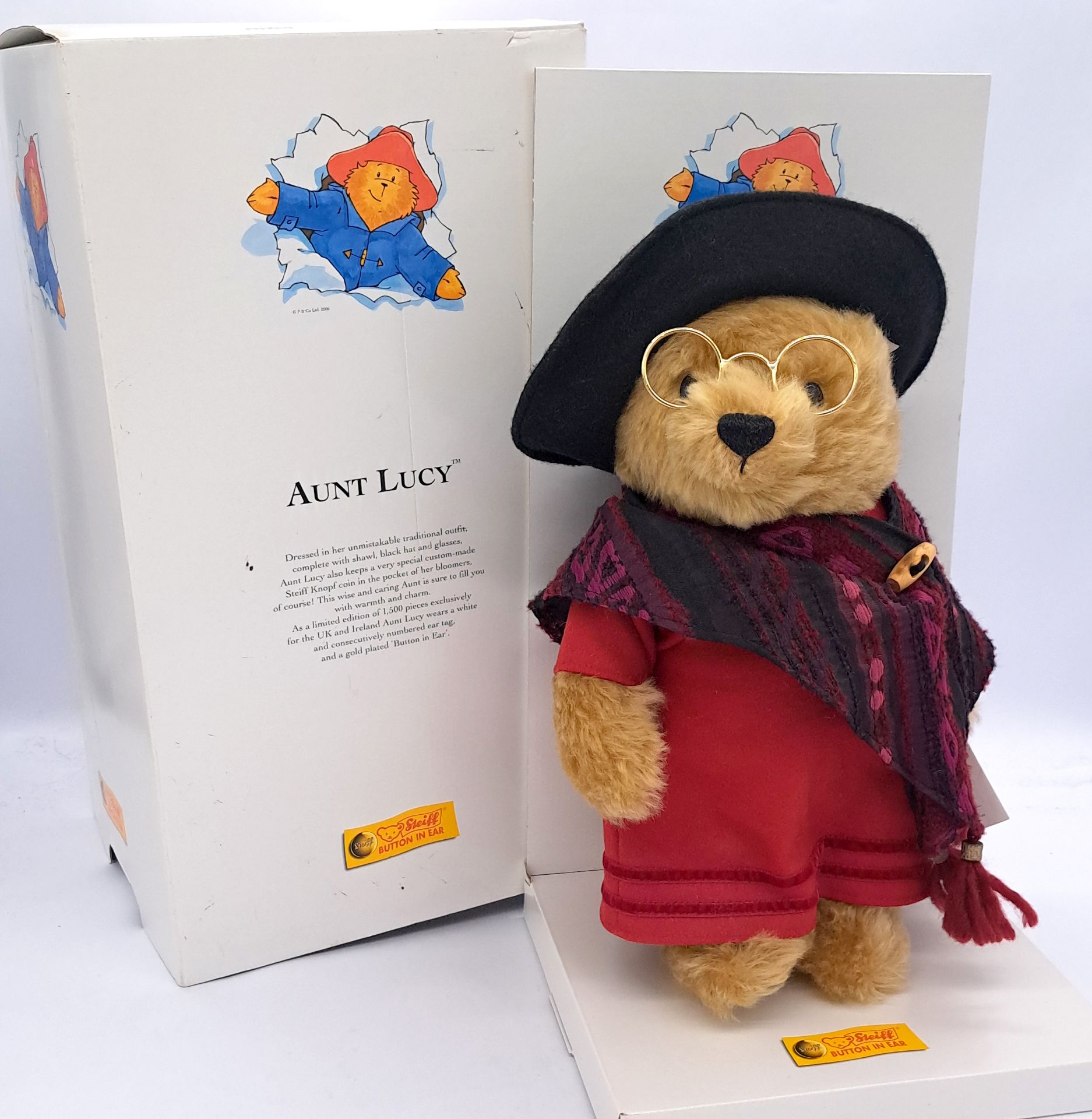 Steiff Paddington's Aunt Lucy teddy bear