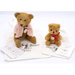 Teddy Bears of Witney pair: Happy Heart and Fleur