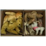 Vintage Merrythought Shire Horse plus other vintage teddy bears/animals